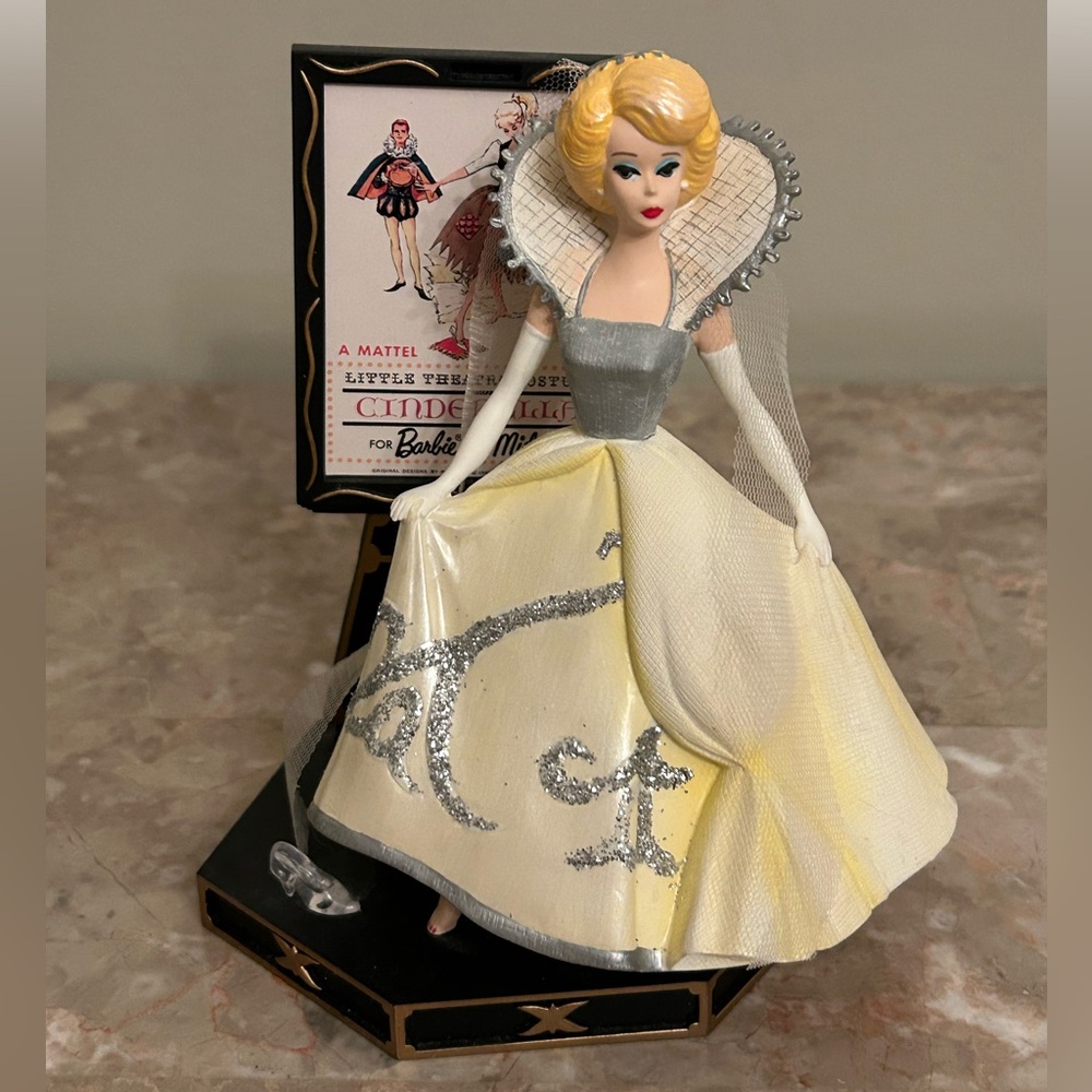 From Barbie with Love Barbie as Cinderella Figurine by Enesco 1995